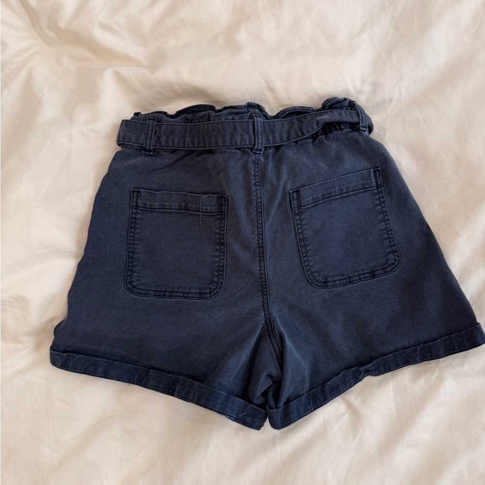LOFT Navy “Paperbag” Shorts - Size S - Picture 4 of 4